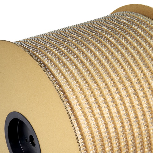 Spirala zamykana 9/16", skok 3:1, kolor srebrny metalik