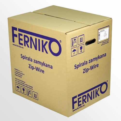 ze spiralą zamykaną Zip-Wire