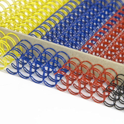 Spirale konfekcjonowane do biura w formacie A4, kolory żółty, niebieski, czerwony, czarny i biały