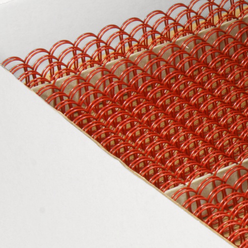 Spirale konfekcjonowane do biura w formacie A4, kolor czerwony