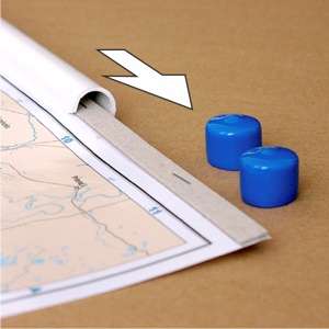 Rurki PVC do oprawy map i plakatów.
